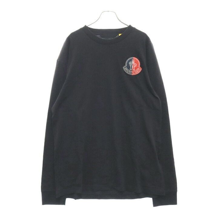 モンクレール 長袖 ロングスリーブ Tシャツ カットソー ロゴ ワッペン 