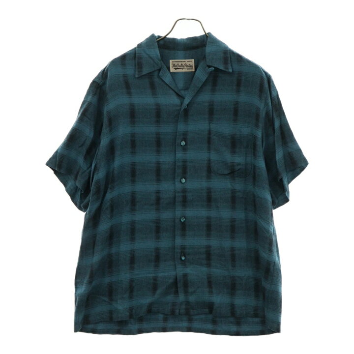 楽天市場】WACKO MARIA(ワコマリア) サイズ:M OMBRECHECK OPEN COLLAR  