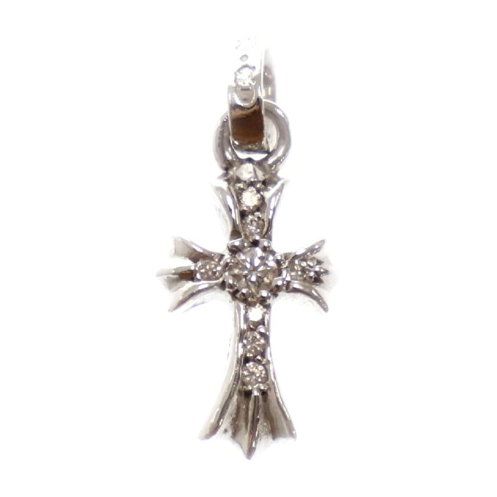 楽天市場】CHROME HEARTS(クロムハーツ) 18KWG CRS BBYFAT P/DMND 
