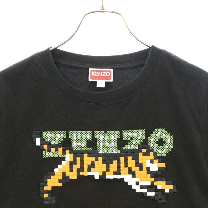 楽天市場】KENZO(ケンゾー) サイズ:M ピクセルタイガーロゴ半袖Tシャツ 