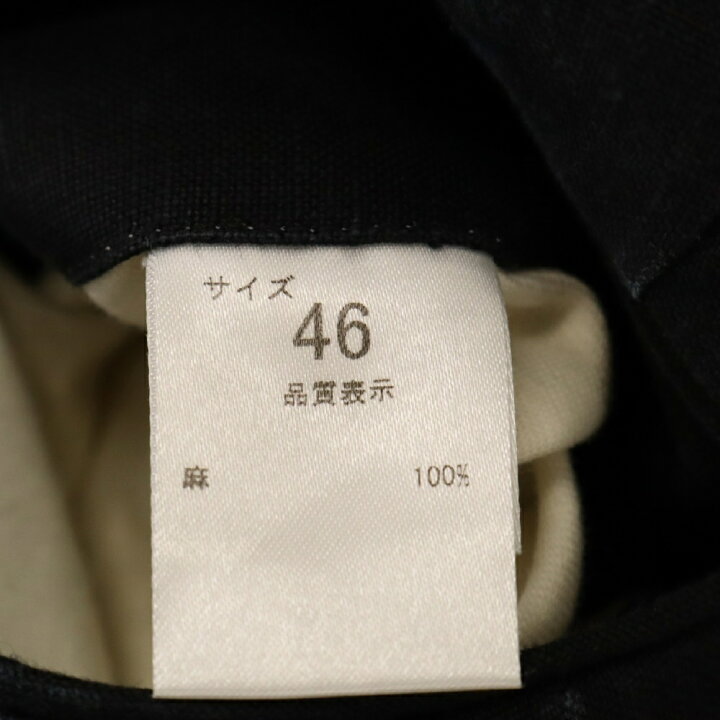 楽天市場】NEAT(ニート) サイズ:46 ツータック リネン パンツ ブラック 