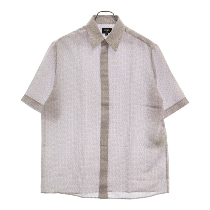 楽天市場】FENDI(フェンディ) サイズ:38 FF logo printed silk Shirts 