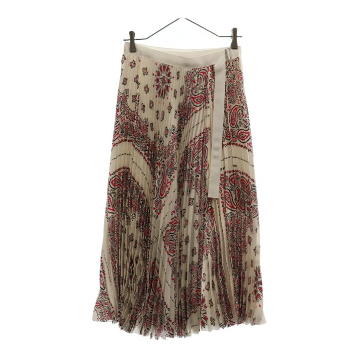 楽天市場】Sacai(サカイ) サイズ:0 Bandana Print Skirt 22-05932 