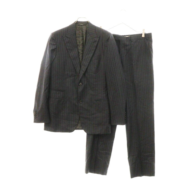 ETRO (エトロ) 19SS セットアップスーツ ストライプ総柄 ウール 4B  