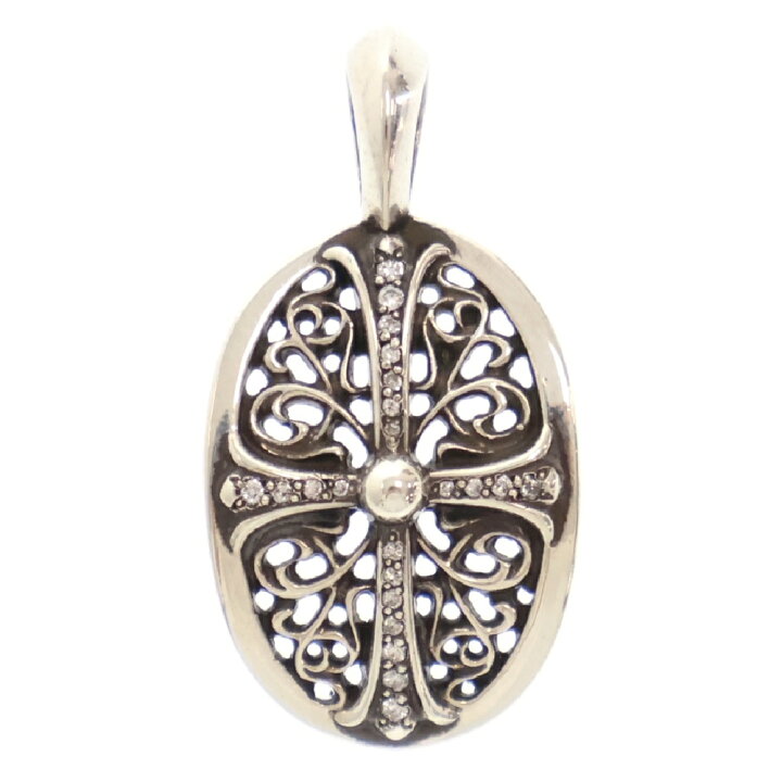 楽天市場】CHROME HEARTS(クロムハーツ) CLSC OVAL P DMND クラシック 