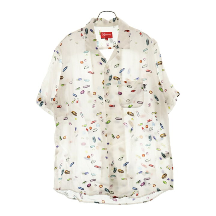 楽天市場】SUPREME(シュプリーム) サイズ:M 17SS PILLS RAYON SHIRT 