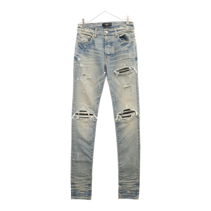 楽天市場】AMIRI(アミリ) サイズ:28 MX1 JEANS 蛇腹切替ダメージ加工 