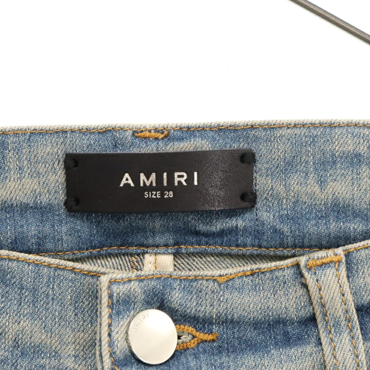 楽天市場】AMIRI(アミリ) サイズ:28 MX1 JEANS 蛇腹切替ダメージ加工 