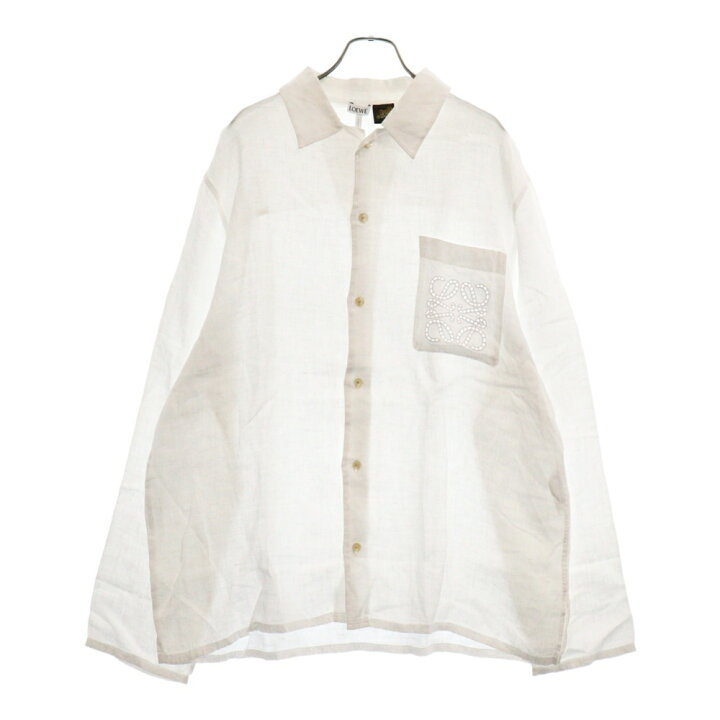 楽天市場】LOEWE(ロエベ) サイズ:38 ANAGRAM POCKET SHIRT アナグラム 