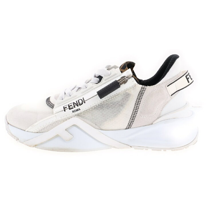 楽天市場】FENDI(フェンディ) サイズ:38 FLOW SNEAKER フロウ ジッパー 