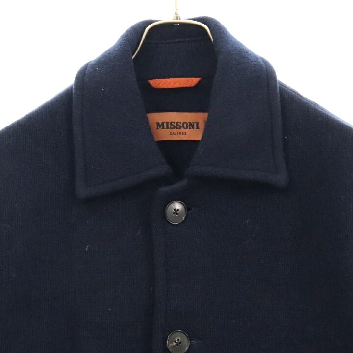 楽天市場】MISSONI(ミッソーニ) サイズ:48 ウールニット ロング コート 
