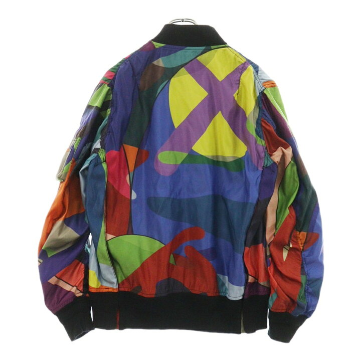 楽天市場】Sacai(サカイ) サイズ:2 21AW×KAWS MA-1 Blouson 21-02562M  