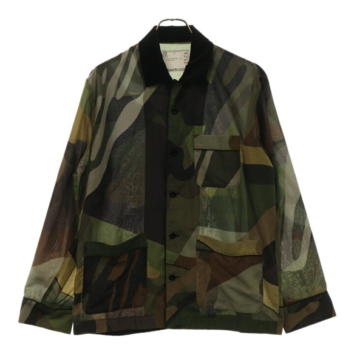 楽天市場】Sacai(サカイ) サイズ:1 ×KAWS Long Sleeve Shirt 21-02574M 