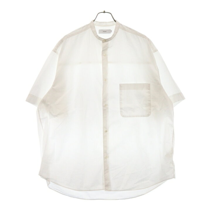 Graphpaper (グラフペーパー) Broad L/S Oversized Band Collar Shirt 