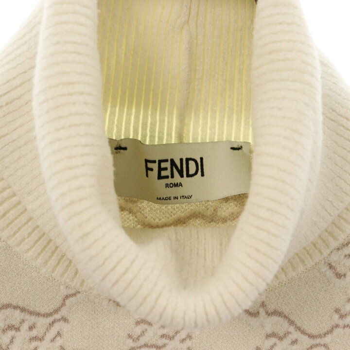 楽天市場】FENDI(フェンディ) サイズ:42 カリグラフィ ハイネック 総柄 