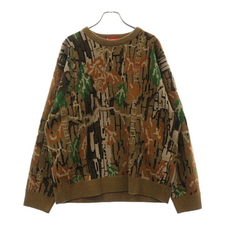 楽天市場】SUPREME(シュプリーム) サイズ:L 22AW Trebark Camo Sweater 