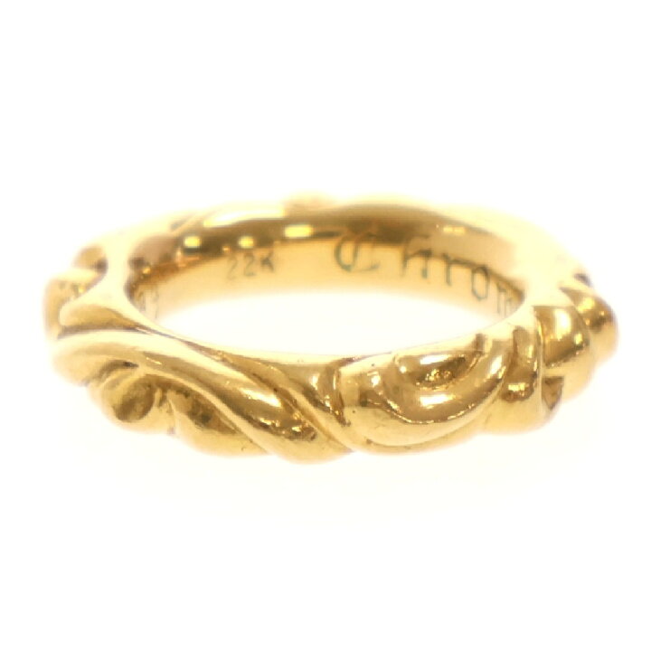 楽天市場】CHROME HEARTS(クロムハーツ) サイズ:7号 OLD 22K SCRL BAND 