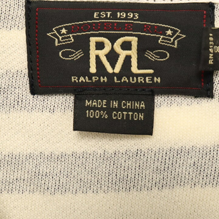 楽天市場】RRL(ダブルアールエル) サイズ:M ボーダー デザイン ジップ 