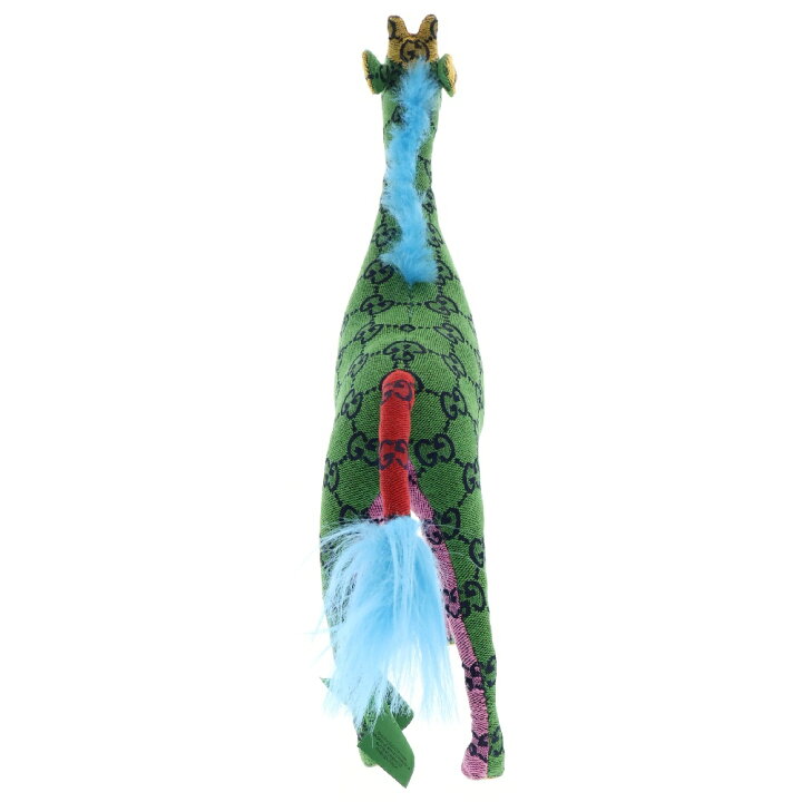 楽天市場】GUCCI(グッチ) デコラティブキリンGG柄ぬいぐるみフィギュア  