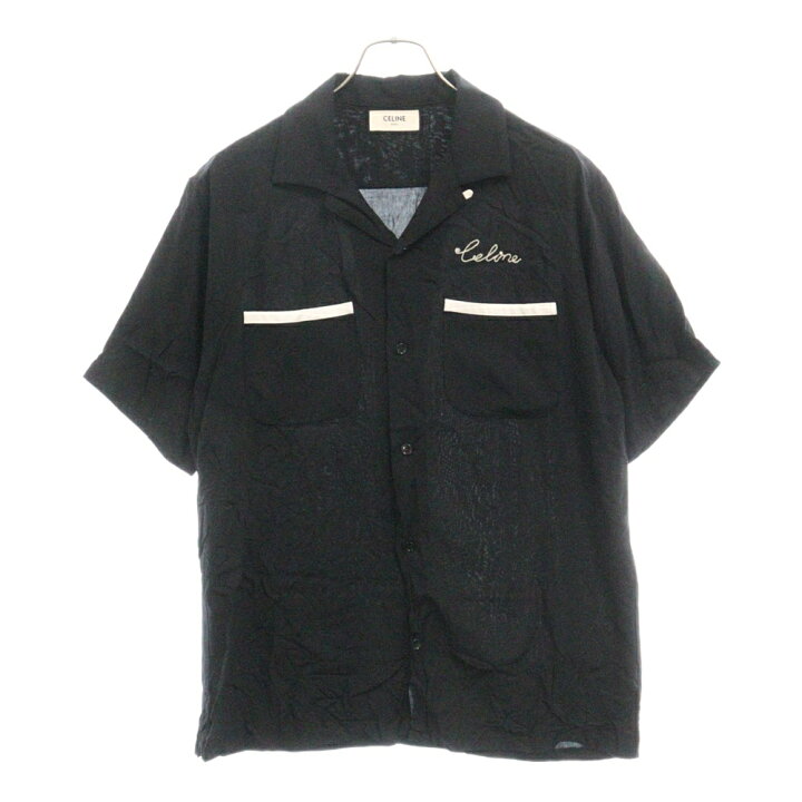 楽天市場】CELINE(セリーヌ) サイズ:37 21SS LOOSE BOWLING SHIRT  