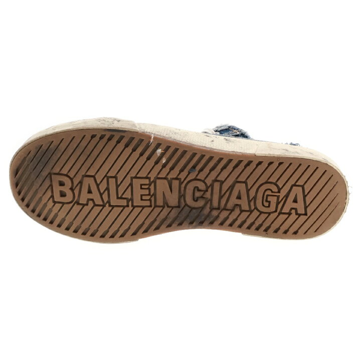楽天市場】BALENCIAGA(バレンシアガ) サイズ:38 DENIM SLIPPERS 