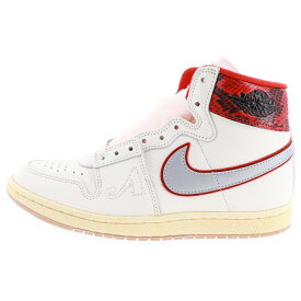 NIKE(ナイキ) サイズ:US8.5/26.5cm ×AWAKE NY JORDAN AIR SHIP PE SP アウェイク ニューヨーク ジョーダン エアシップ ハイカットスニーカー ホワイト/レッド US8.5/26.5cm FN8675-100【新古品/中古】【程度S】【カラーホワイト】【取扱店舗BRING THRIFT CLOSET】