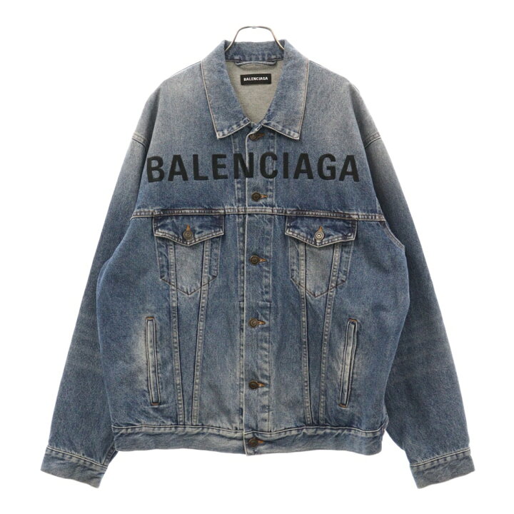 楽天市場】BALENCIAGA(バレンシアガ) サイズ:46 ロゴ刺繍 オーバー 