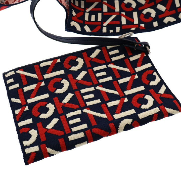 楽天市場】KENZO(ケンゾー) オールオーバーロゴ総柄ジャガードトート  