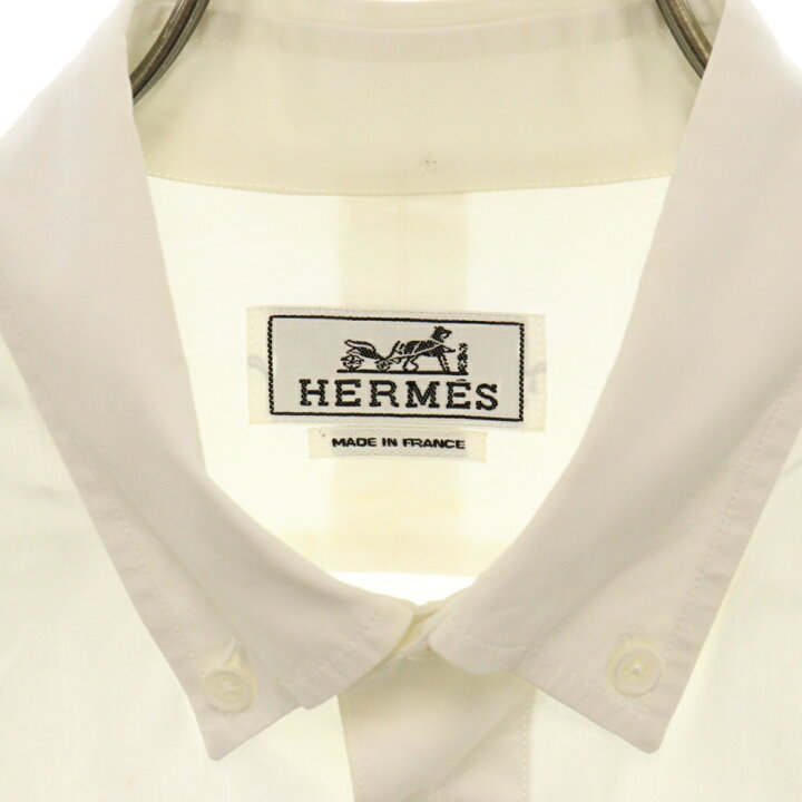 楽天市場】HERMES(エルメス) サイズ:38 ボタンダウン 24刺繍 