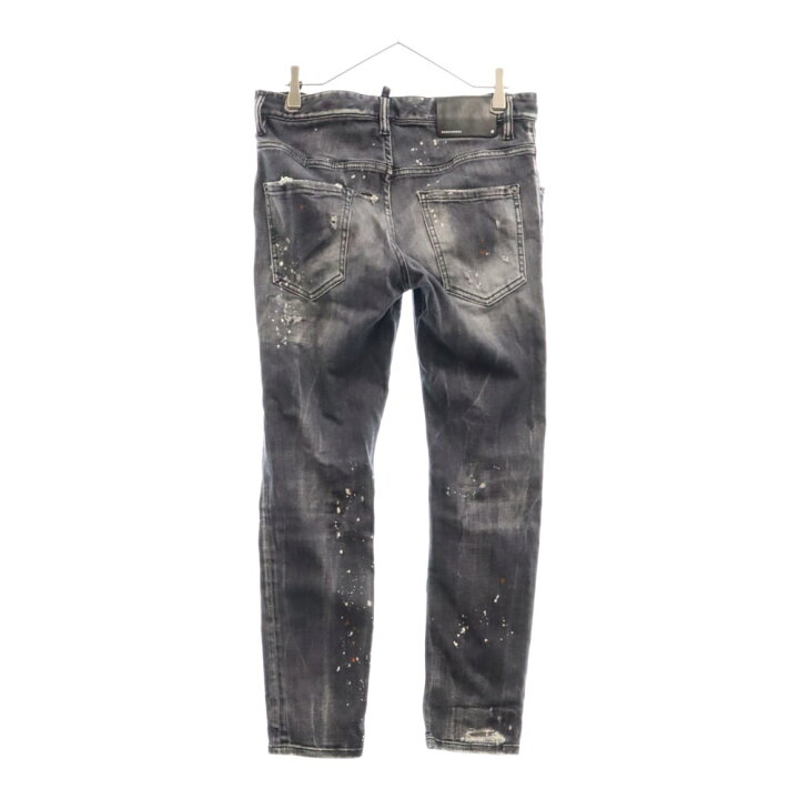 Dsquared2バイカラーデニムスキニーサイズ44
