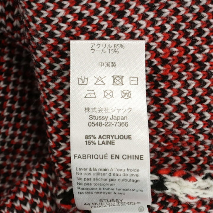 楽天市場】STUSSY(ステューシー) サイズ:XXL JACQUARD CREW KNIT  