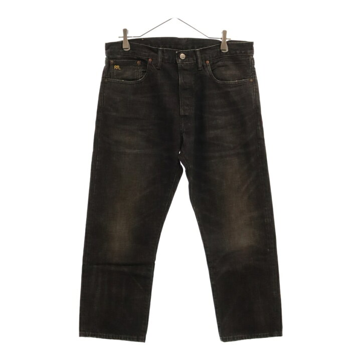 楽天市場】RRL(ダブルアールエル) サイズ:34 Distressed Black Denim 