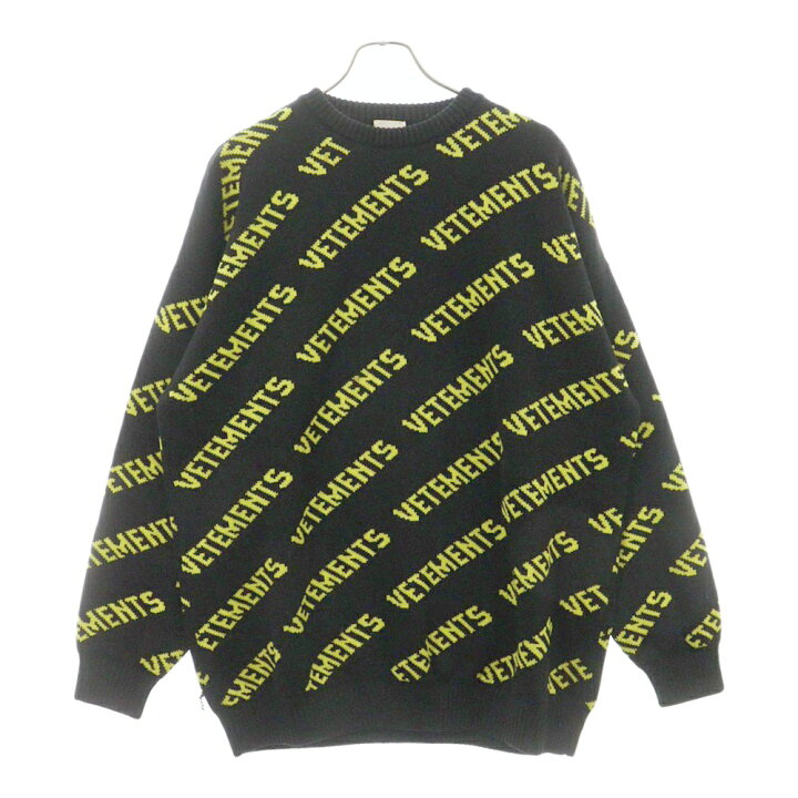 楽天市場】VETEMENTS(ヴェトモン) サイズ:S 21AW ロゴ総柄 ジャガード 