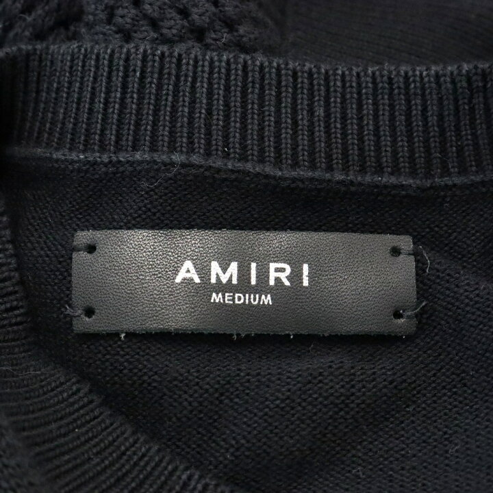 楽天市場】AMIRI(アミリ) サイズ:M 22 KNIT TEE クルーネック ニット  