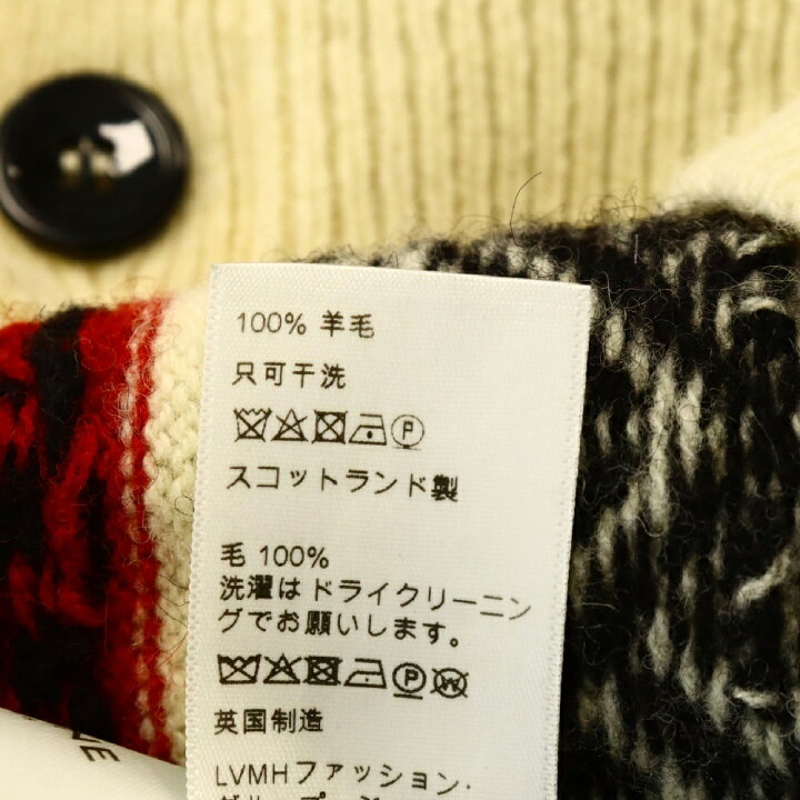 CELINE セリーヌ ロゴ刺繍 Vネック ニットカーディガン ブラック  