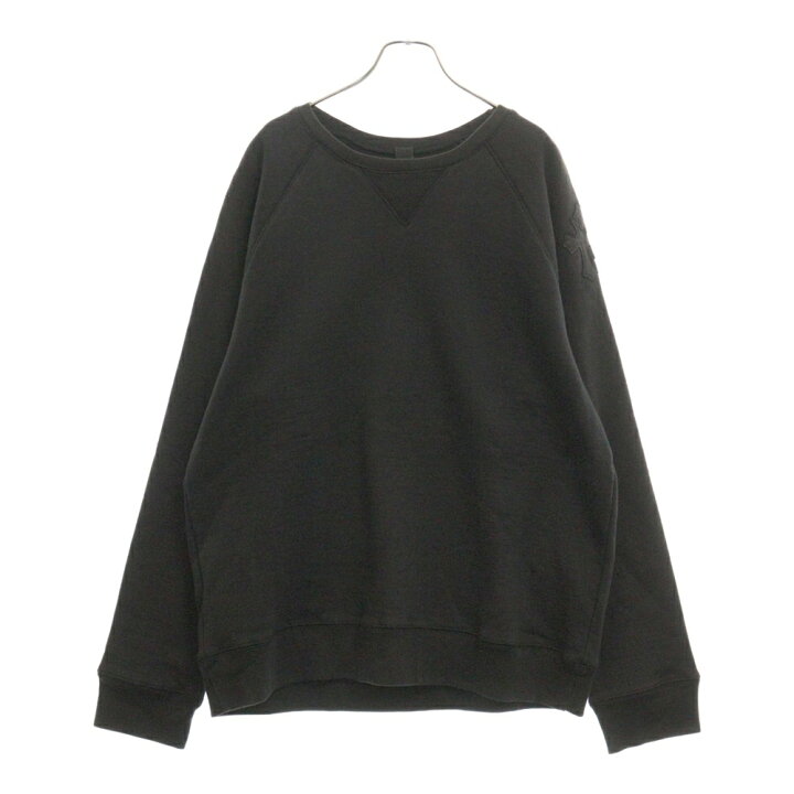 Chrome Hearts ネックロゴ スウェット トレーナーブラックL
