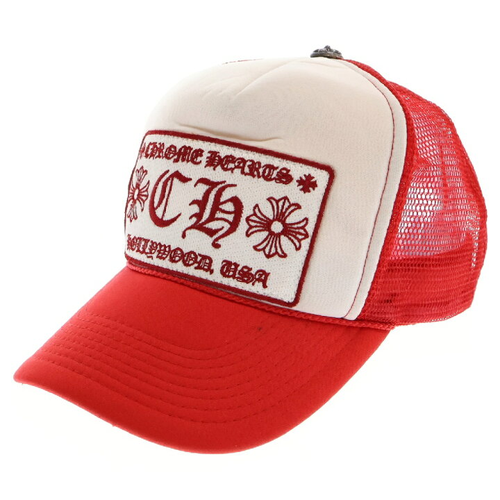 楽天市場】CHROME HEARTS(クロムハーツ) TRUCKER CAP RED トラッカー 