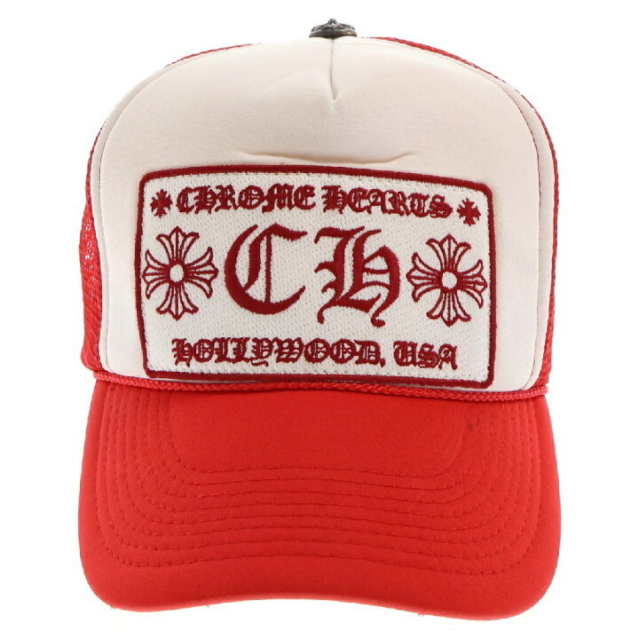 楽天市場】CHROME HEARTS(クロムハーツ) TRUCKER CAP RED トラッカー 