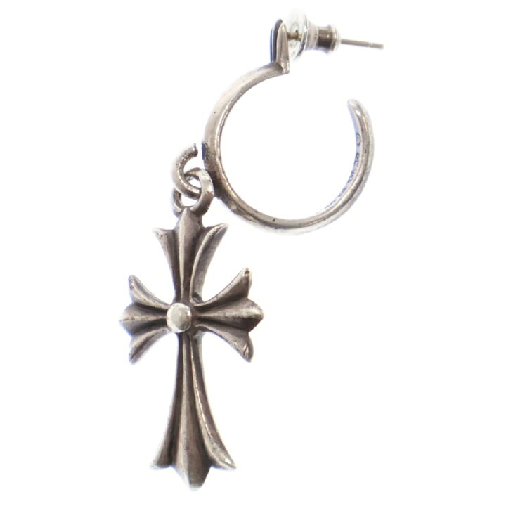 CHROME HEARTS タイニー CHクロス フープ 唸 イヤリング ピアス クロム 