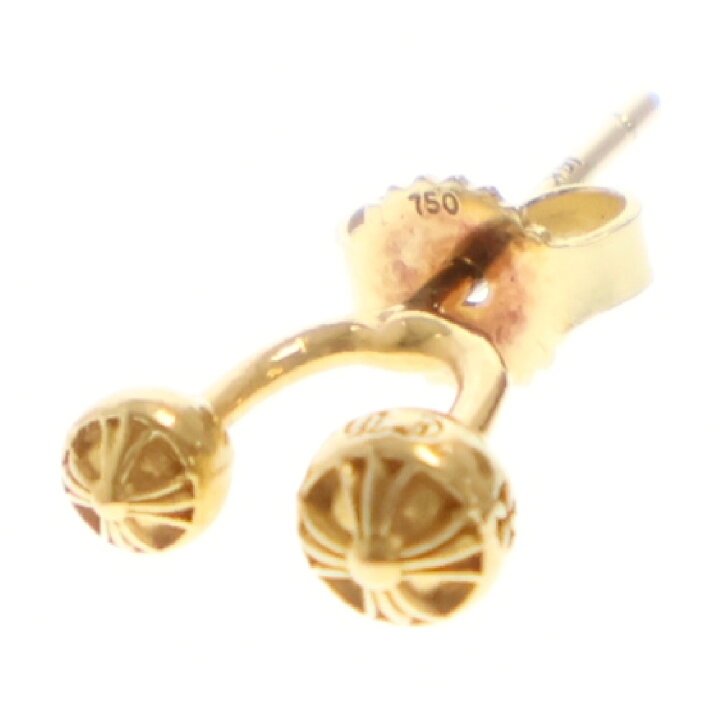 CHROME HEARTS クロムハーツ 22K STUD CRS BALL MINI/ミニクロスボール  