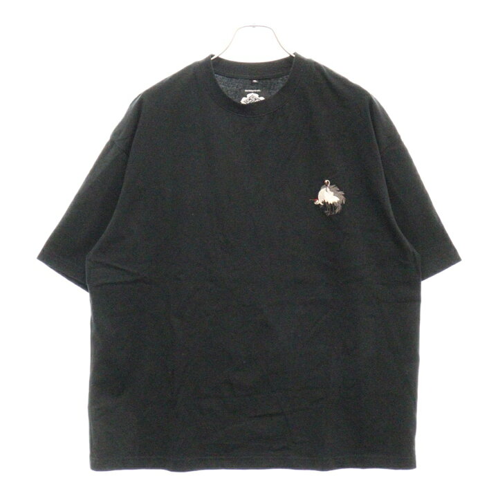 楽天市場】BUDSPOOL(バッズプール) サイズ:XL ×GAKKIN 赤目鶴刺繍 T 