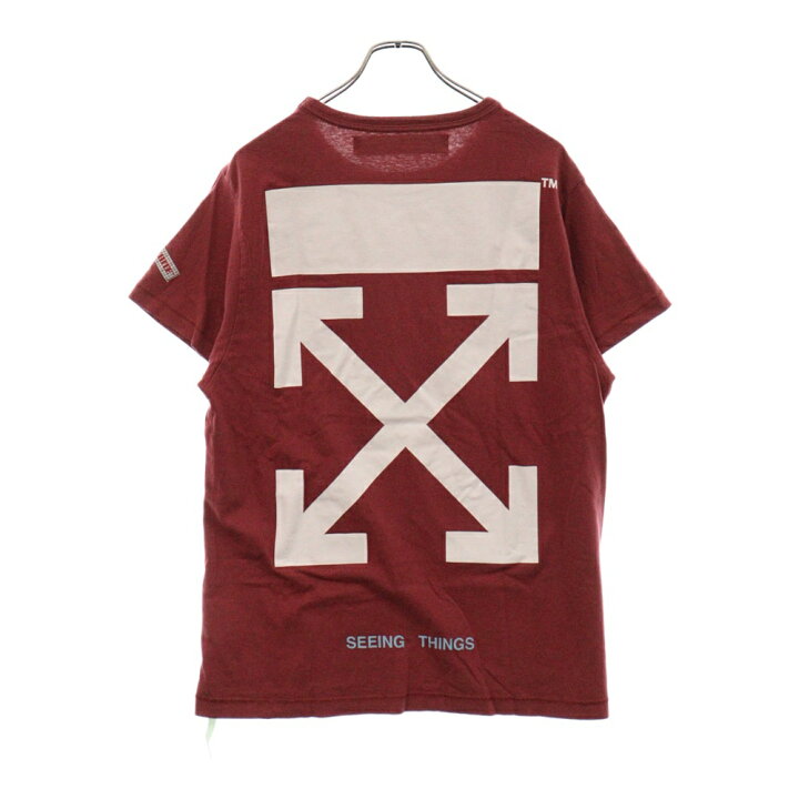 楽天市場】OFF-WHITE(オフホワイト) サイズ:S 17AW Cross Arrow Logo T  
