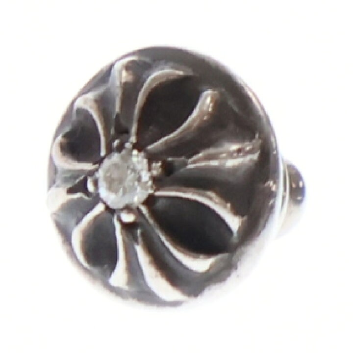CHROME HEARTS クロムハーツ STUD CRSBLL クロスボールスタッド ピアス  