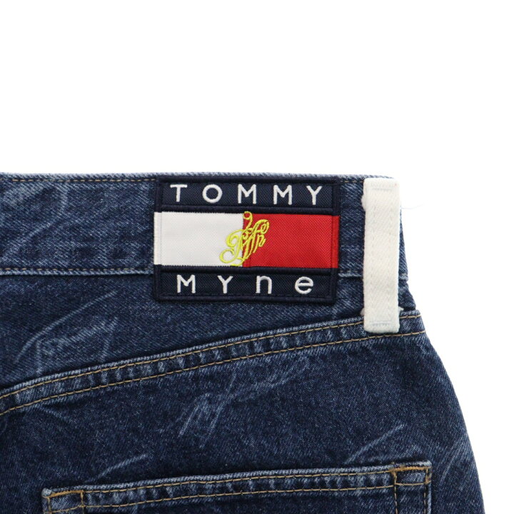 楽天市場】TOMMY(トミー) サイズ:28 ×MYne マイン ロゴ 総柄 デニム 