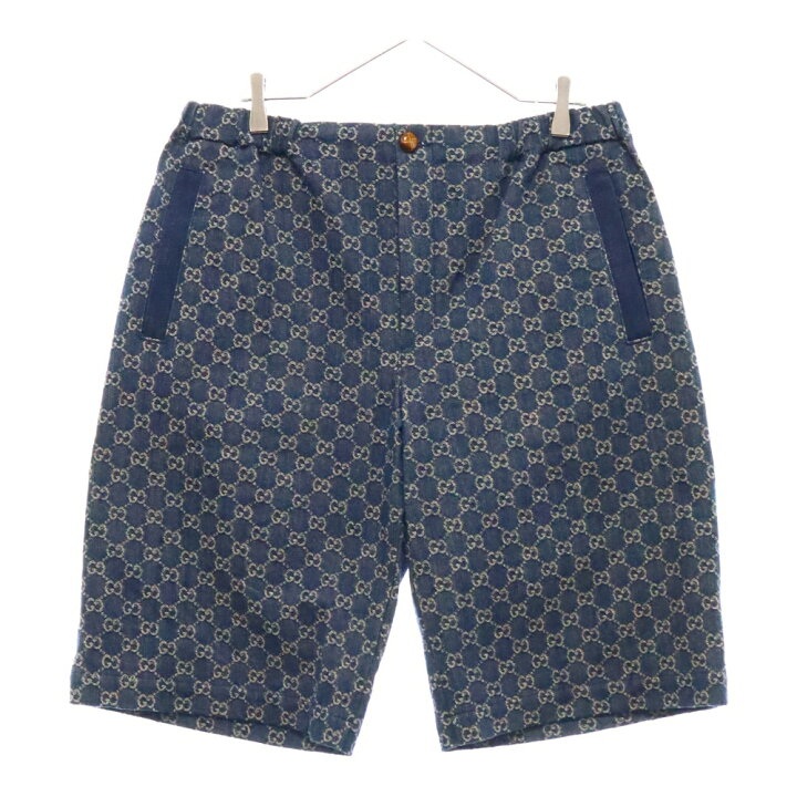 楽天市場】GUCCI(グッチ) サイズ:50 Eco Washed GG Denim Shorts エコ  