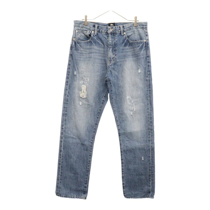楽天市場】STUSSY(ステューシー) サイズ:34 SSロゴ ダメージ加工 