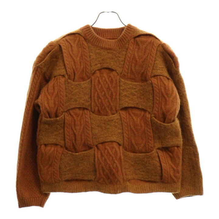 楽天市場】YOKE(ヨーク) サイズ:3 20AW CROSSING CABLE CREW NECK KNIT  