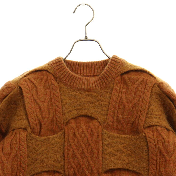 楽天市場】YOKE(ヨーク) サイズ:3 20AW CROSSING CABLE CREW NECK KNIT  