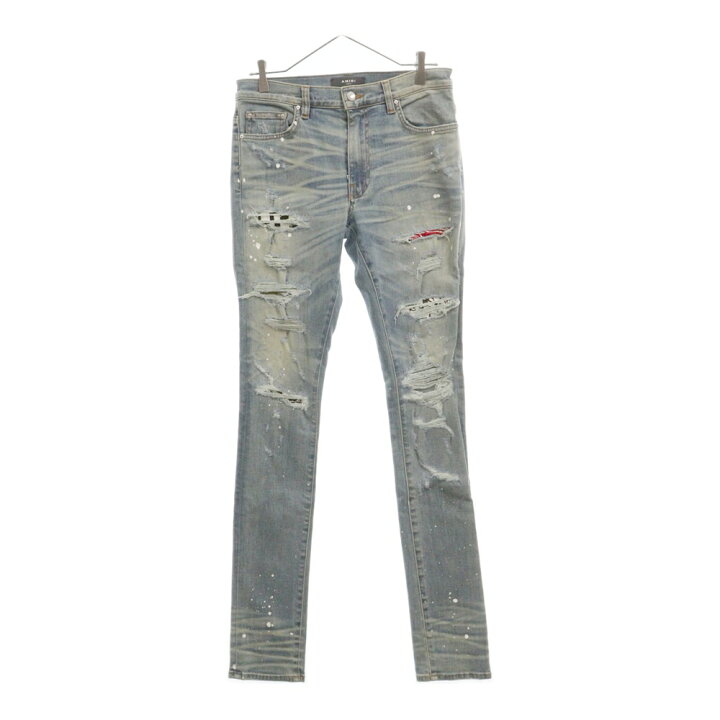 楽天市場】AMIRI(アミリ) サイズ:31 MX1 JEANS バンダナ蛇腹切替 