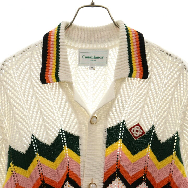 楽天市場】CASABLANCA(カサブランカ) サイズ:M Chevron Lace Shirt 